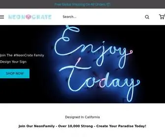 Neoncrate.com(NeonCrate) Screenshot