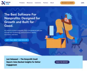 Neoncrm.com(Best Software for Nonprofits) Screenshot