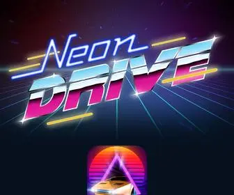 Neondrivegame.com(Neon Drive) Screenshot