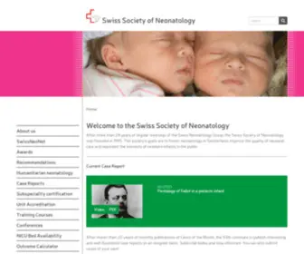 Neonet.ch(Swiss Society of Neonatology) Screenshot