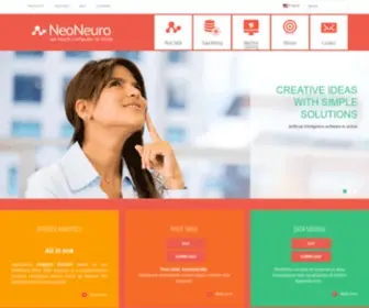 Neoneuro.com(Официальный сайт компании NeoNeuro LLC) Screenshot