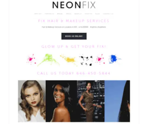 Neonfix.com(NEONFIX NYC) Screenshot