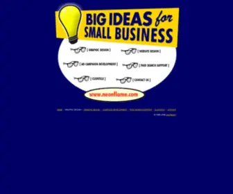 Neonflame.com(Big Ideas for Small Business in Riverside) Screenshot