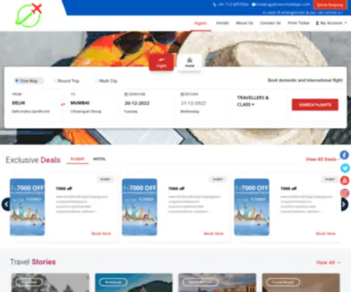 Neonholidays.com(Travel Management Company) Screenshot