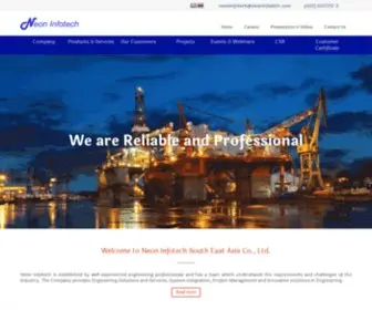 Neoninfotech.com(Neon Infotech) Screenshot