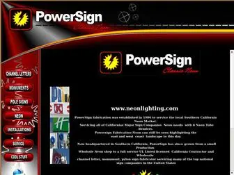 Neonlighting.com(PowerSign Channel Letter) Screenshot