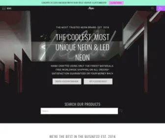 Neonmfg.com(Custom Neon Signs) Screenshot