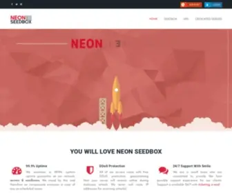 Neonseedbox.com(Powerful Seedbox VPS & Dedicated Server) Screenshot