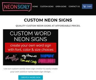 Neonsignly.com(Neonsignly) Screenshot