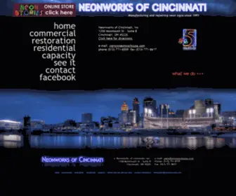 Neonworksusa.com(Neonworks of Cincinnati) Screenshot