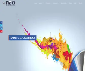 Neopaints.co.in(Industrial Paints Manufacturers) Screenshot