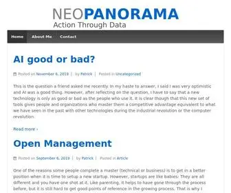 Neopanorama.com(Action Through Data) Screenshot