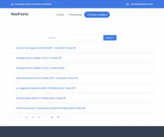 Neopaste.com(Paste) Screenshot