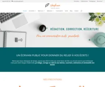 Neoplume.fr(Écrivain public et correctrice) Screenshot