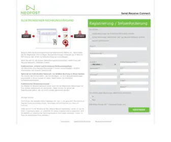 Neopost-E-Invoicing.de(Neopost E) Screenshot