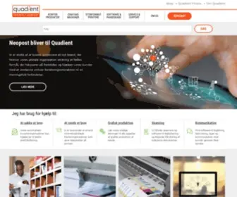 Neopost.dk(Quadient (formerly Neopost)) Screenshot