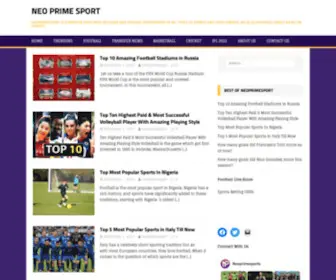 Neoprimesport.com(Neoprimesport) Screenshot