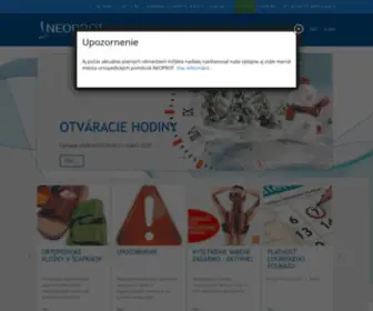 Neoprot.sk(Ortopedické a protetické zdravotnícke pomôcky) Screenshot