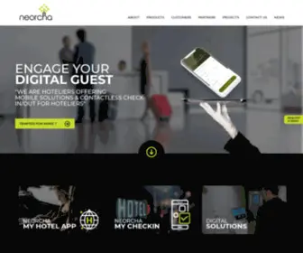 Neorcha.com(Engage your digital guest) Screenshot