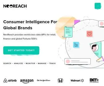 Neoreach.com(Influencer Marketing for Global Brands) Screenshot