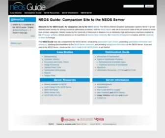 Neos-Guide.org(Optimization Tools and Guides) Screenshot