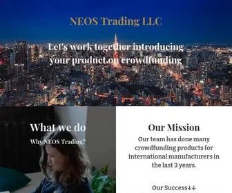 Neos-Trading.com(NEOS Trading Website) Screenshot