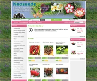 Neoseeds.cz(Neo seeds) Screenshot