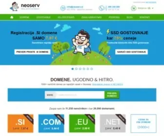 Neoserv.si(Spletno gostovanje in domene) Screenshot