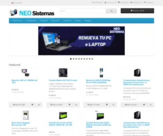 Neosistemas.net(MegaTienda de Computadoras y Laptops) Screenshot