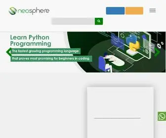 Neosphere.com.np(IT Training Institute in Nepal) Screenshot