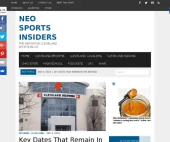 Neosportsinsiders.com(The Definitive Cleveland Sports Blog) Screenshot
