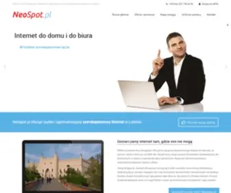 Neospot.pl(Szybki szerokopasmowy internet w Lublinie) Screenshot