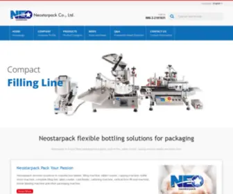 Neostarpack.com(Liquid filling machine) Screenshot