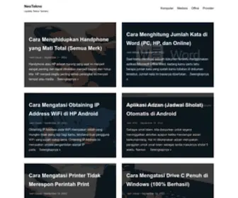Neotekno.com(Update Tekno Terbaru) Screenshot
