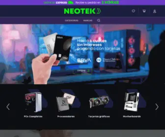 Neotek.pe(Neotek tu sitio para compra de computadoras y componentes Gamers) Screenshot