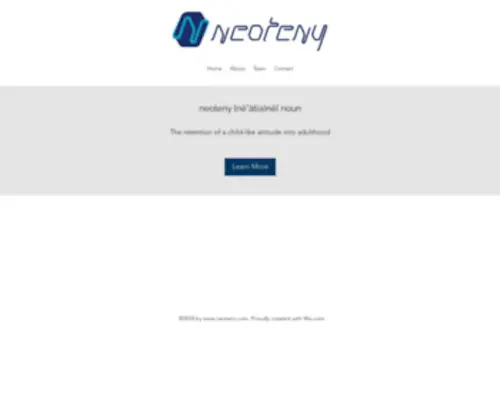Neoteny.com(Neoteny) Screenshot