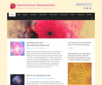 Neoterisches-Bewusstsein.com(Moderne Spiritualität) Screenshot