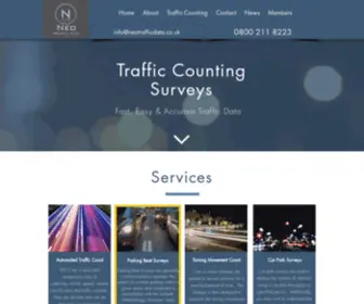 NeotraffiCData.co.uk(Neo Traffic Data) Screenshot