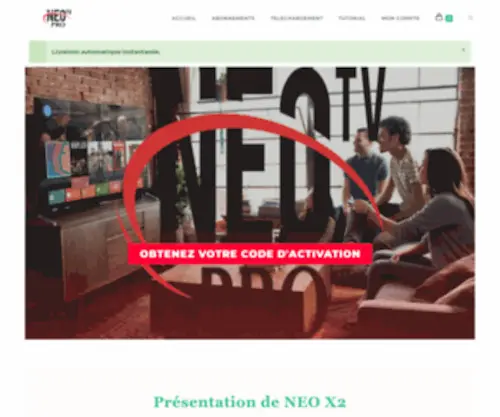 NeotvPro.com(Neotv pro) Screenshot