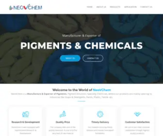 NeovChem.com(Manufacturer & Exporter of Pigments in Ahmedabad) Screenshot