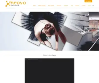 Neovosignage.com(Neovo Signage Digital Signage Software) Screenshot