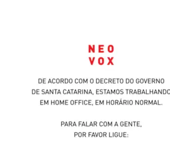 Neovox.com.br(NEOVOX) Screenshot