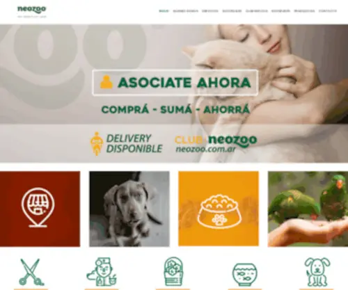 Neozoo.com.ar(Tiendas de Mascotas) Screenshot
