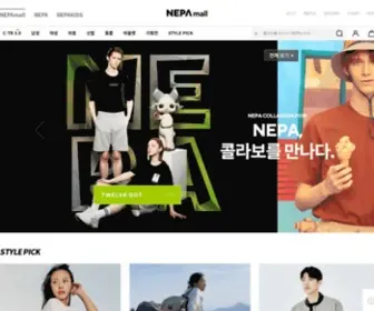 Nepa.co.kr(네파 통합 쇼핑몰) Screenshot