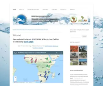 Nepadwatercoe.org(Africa Water) Screenshot