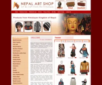 Nepalartshop.com(Nepal Art Shop Export & Import P) Screenshot