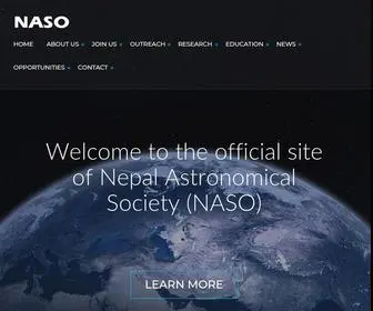 Nepalastronomicalsociety.org(Home ⋆ Nepal Astronomical Society) Screenshot