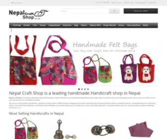 Nepalcraftshop.com(Nepal Craft Shop a Leading Handicrafts shop in Nepal) Screenshot