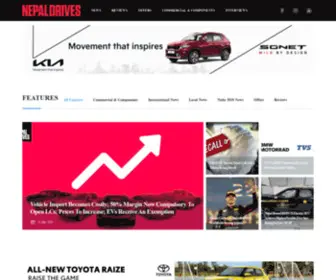 Nepaldrives.com(New cars and bikes in nepal) Screenshot