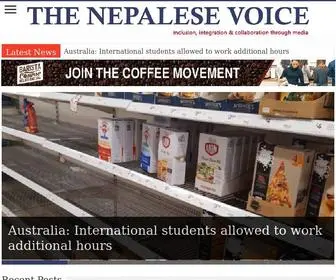 Nepalesevoice.com(Nepalese Voice) Screenshot